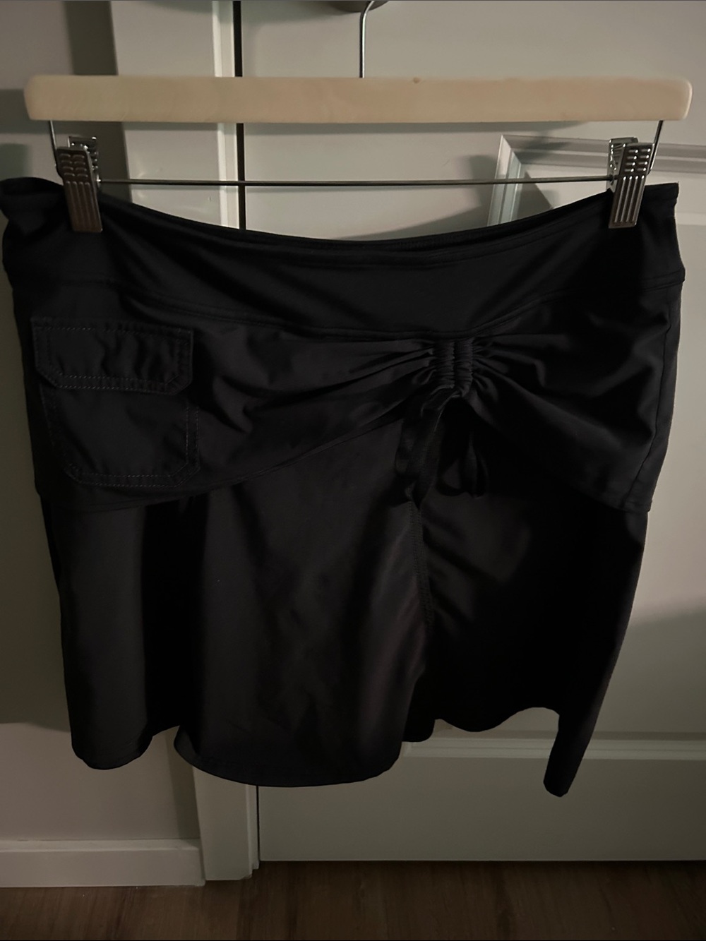Athleta Black Active Skirt with Logo Detail